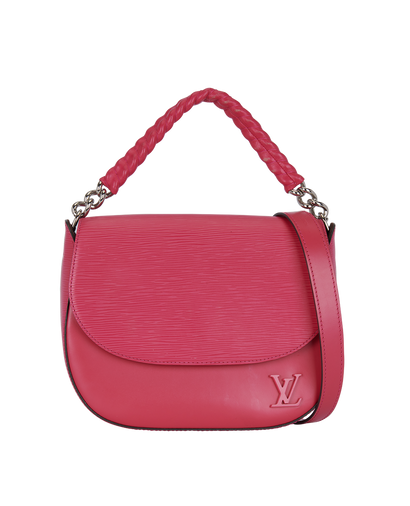 Luna Top Handle Bag Epi, front view